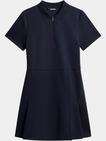 J.Lindeberg Kanai Dress Halbarm Kleid navy