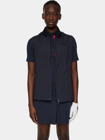 J.Lindeberg Thorine Vest Windstopp Weste navy