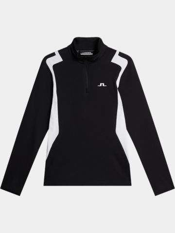 J.Lindeberg Mae Quarter Zip Stretch Midlayer schwarz