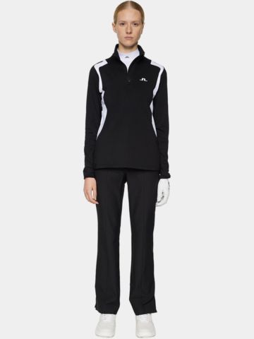 J.Lindeberg Mae Quarter Zip Stretch Midlayer schwarz
