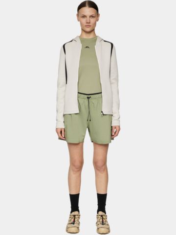 J.Lindeberg  Ella Zip Hood Stretch Unterzieher sand