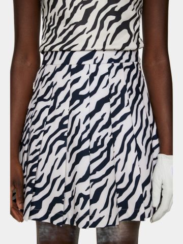 J.Lindeberg Adina Print Skirt kurz Skort schwarz