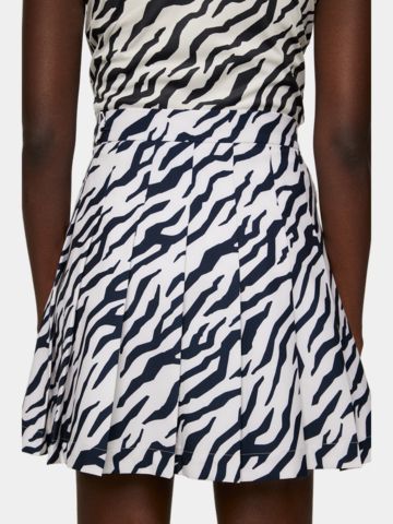 J.Lindeberg Adina Print Skirt kurz Skort schwarz