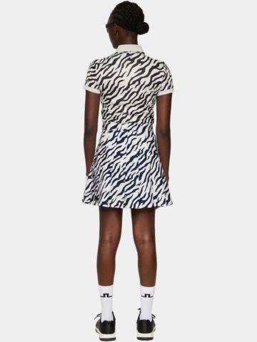 J.Lindeberg  Adina Print Skirt kurz Skort schwarz