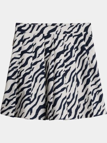 J.Lindeberg  Adina Print Skirt kurz Skort schwarz