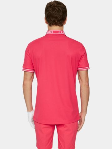 J.Lindeberg Austin Halbarm Polo pink