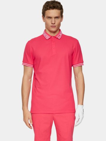 J.Lindeberg Austin Halbarm Polo pink
