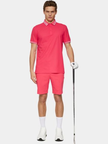 J.Lindeberg  Austin Halbarm Polo pink