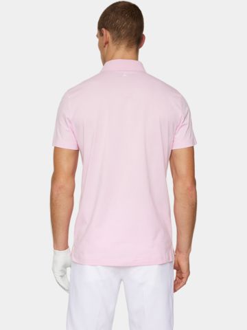 J.Lindeberg Bridger Halbarm Polo rosa
