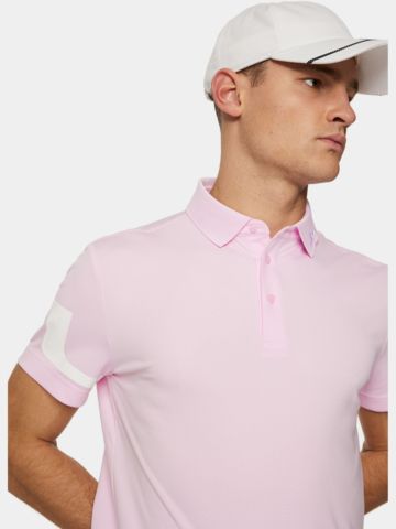 J.Lindeberg  Heath Halbarm Polo rosa