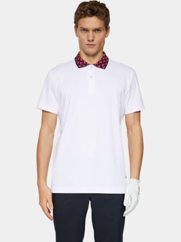 J.Lindeberg Kater Halbarm Polo weiß