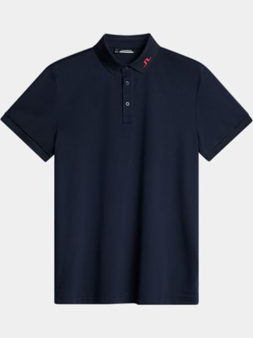 J.Lindeberg  KV Print Halbarm Polo navy
