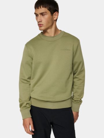 J.Lindeberg Alpha Crew Neck Sweatshirt oliv