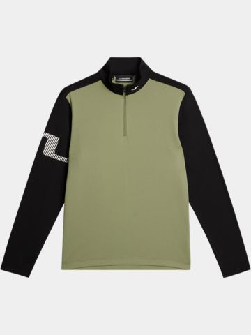 J.Lindeberg  Heath Strike Stretch Midlayer oliv