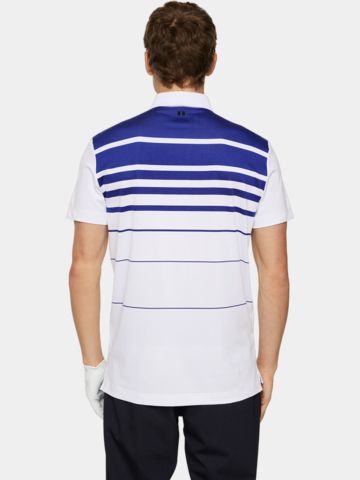 J.Lindeberg Olof Halbarm Polo weiß