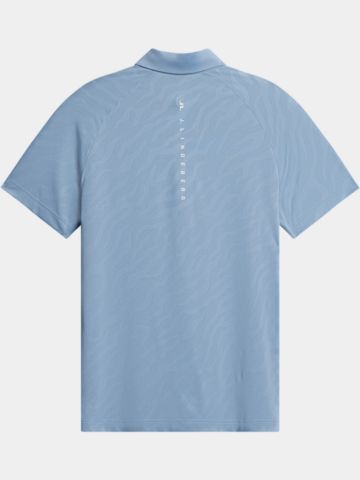 J.Lindeberg  Wilhelm Halbarm Polo denim