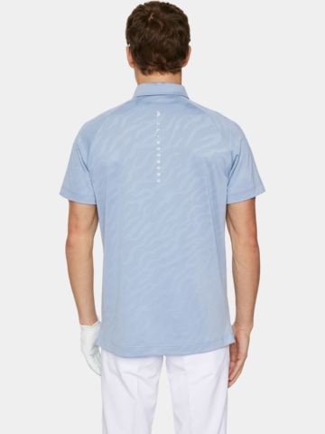 J.Lindeberg Wilhelm Halbarm Polo denim