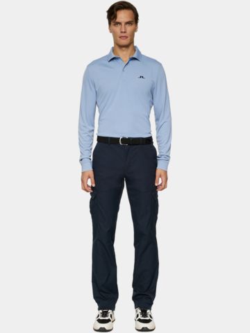 J.Lindeberg  Gustav Langarm Polo denim