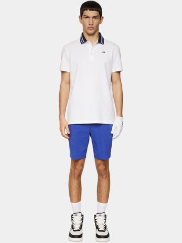 J.Lindeberg  Bjorn Halbarm Polo weiß