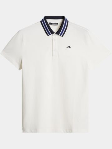 J.Lindeberg  Bjorn Halbarm Polo weiß