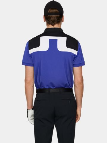 J.Lindeberg Jeff Halbarm Polo royal