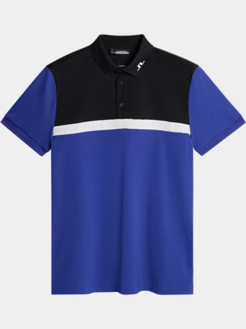 J.Lindeberg  Jeff Halbarm Polo royal