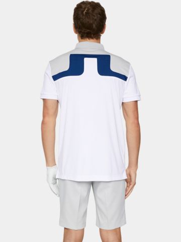 J.Lindeberg Jeff Halbarm Polo grau