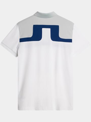 J.Lindeberg  Jeff Halbarm Polo grau