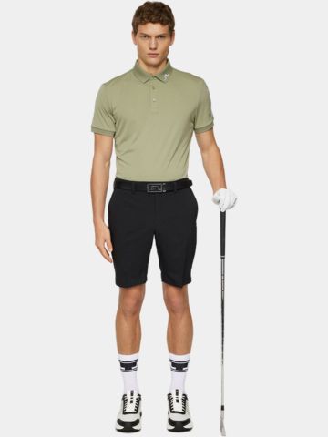 J.Lindeberg  Tour Tech Halbarm Polo oliv