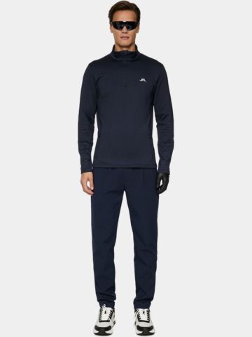 J.Lindeberg Aerial Quater Zip Stretch Midlayer navy