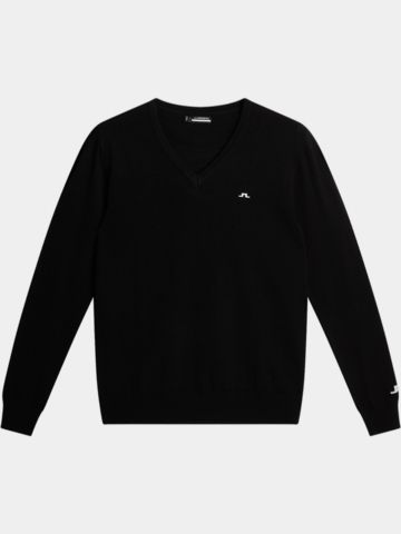 J.Lindeberg Lymann Knitted Sweater Pullover Strick schwarz