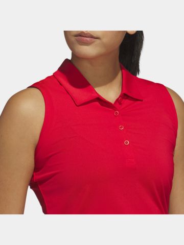adidas W ULT C SLD ohne Arm Polo rot