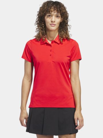 adidas W ULT C SLD Halbarm Polo rot