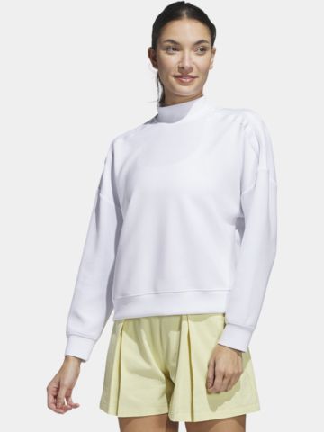 adidas W BTC SPCR LYR Hoodie Sweatshirt weiß