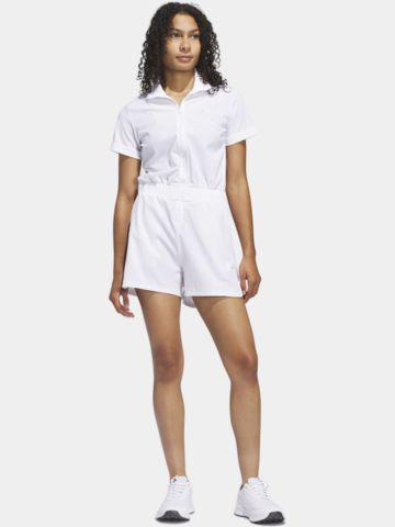 adidas W GO-TO Romper Halbarm Jumpsuit weiß
