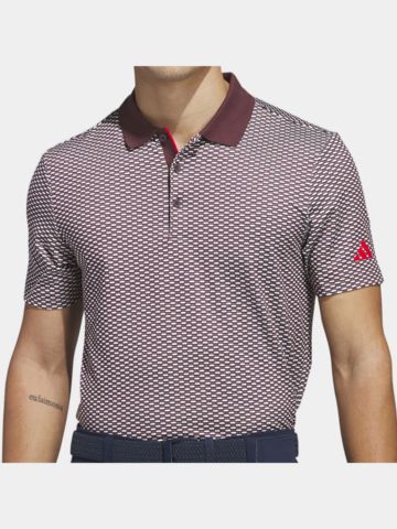 adidas BTC TXR Halbarm Polo bordeaux