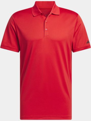adidas ADI PERF Halbarm Polo rot