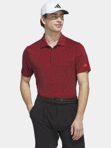 adidas ULT BNKR Halbarm Polo bordeaux