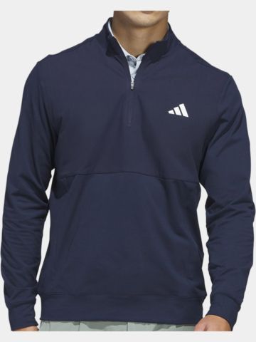 adidas Tour 1/4 Zip Stretch Midlayer navy