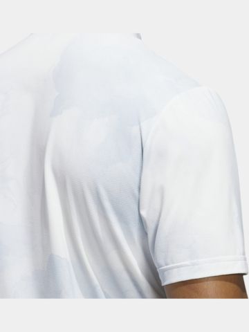 adidas  TOUR PRT P LC polo s krátkým rukávem světle modrá