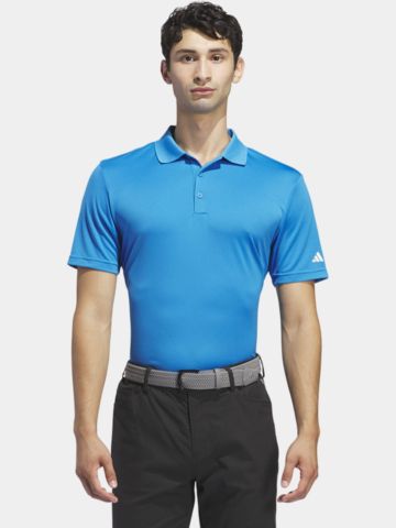 adidas ADI PERF Halbarm Polo blau