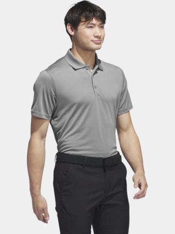 adidas ADI PERF Halbarm Polo grau