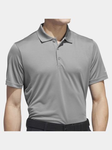 adidas ADI PERF Halbarm Polo grau