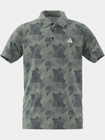 adidas Boys SCRIPT POLO Halbarm Polo oliv