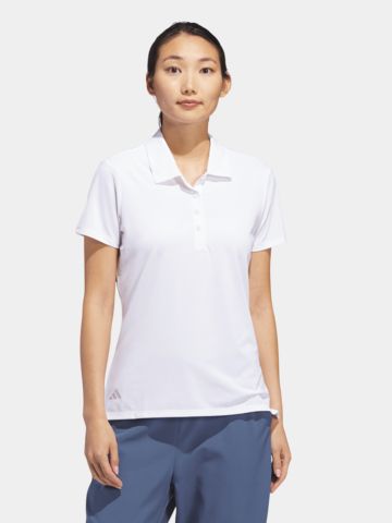 adidas Ultimate365 Solid Halbarm Polo weiß