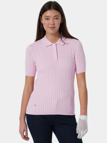 Daily Sports MADELENE Halbarm Polo rosa