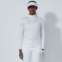 Daily Sports Tempo LS Half Neck Stretch undershirt white