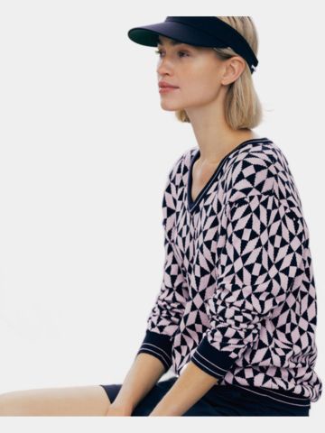 Daily Sports JAQUARD sweater knit navy