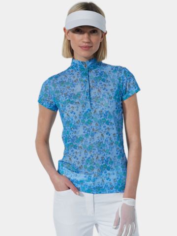 Daily Sports BREEZE Mesh Halbarm Polo blau