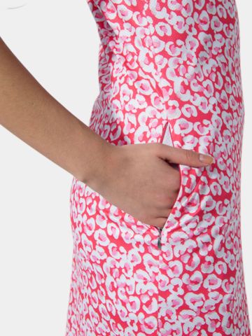 Daily Sports SHEERMOTION Kleid 94cm Halbarm Kleid rot